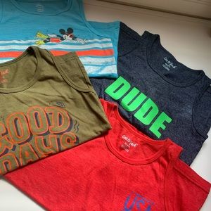 Boys 4T/5T - 5 for $25- TankTops - Diff Brands